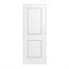 Flash Sale 😍 Metrie Pre-Hung 2-Panel Door - Left-Hand Swing - Primed Hardboard - 32-in x 80-in x 1 3/8-in ✔️