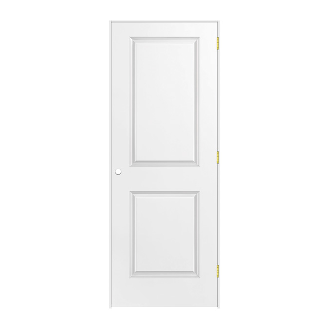 Discount π Metrie Pre-Hung 2-Panel Door - Right-Hand Swing - Primed Hardboard - 32-in x 81-in x 1 3/8-in β€οΈ