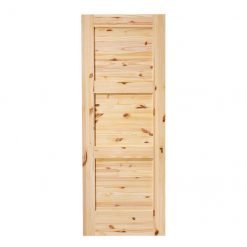 New 🌟 Metrie 3-Panel Interior Door - Rustic Style - Natural Knotty Pine - 30-in W x 80-in H ❤️
