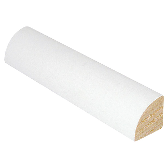 Budget π Metrie Quarter Round Moulding - Colonial - Primed - White - 20/Pack π