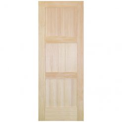 Flash Sale 🎉 Metrie 3-Panel Interior Door Hollow Core Natural Pine 30-in x 80-in 🤩