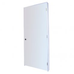 Promo ⭐ Metrie Pre-Hung Plain Interior Door - Primed - MDF Component - Left Handing - 30-in x 80-in 😀