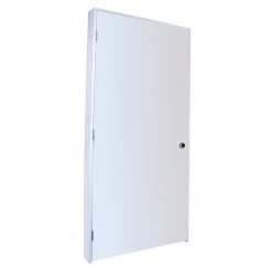 Flash Sale 🎉 Metrie Prehung Flush Interior Door - Primed MDF - Right-Hand Swing - 32-in W x 80-in H 🎉