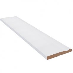 Outlet ✨ Metrie Baseboard Moulding - 4 1/8-in x 1/2-in x 14-ft - MDF - Primed - Interior ⭐