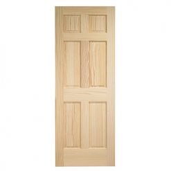 Buy 🔥 6-Panels Door - Light Natural Pine - 30 in x 80 in x 1 3/8 in 🎉