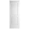 Best Sale 🧨 Metrie 2-Panel Interior Slab Door - Primed Hardboard - 28-in x 80-in x 1 3/8-in 👏