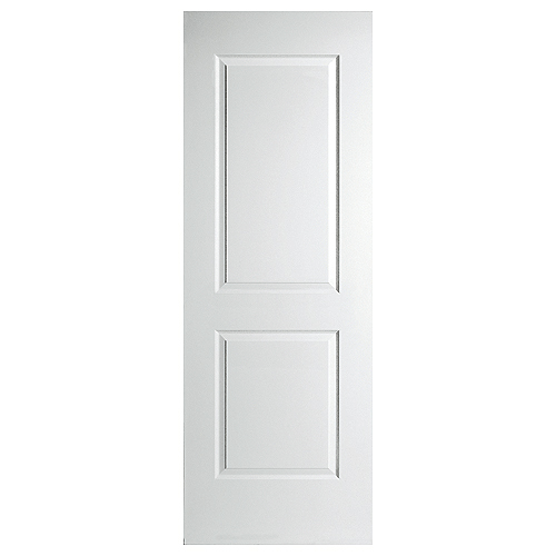 Best Sale 𧨠Metrie 2-Panel Interior Slab Door - Primed Hardboard - 28-in x 80-in x 1 3/8-in π