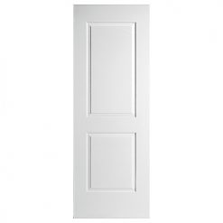 Cheap ⌛ Metrie 2-Panel Slab Door - Primed Hardboard - Interior - 32-in x 80-in x 1 3/8-in 🎉