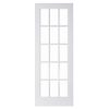 Best Pirce 🧨 Metrie French Door - 15-Lite Glass - Solid Core - Primed Finish - Smooth Surface 🤩