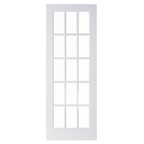 Best Pirce 🧨 Metrie French Door - 15-Lite Glass - Solid Core - Primed Finish - Smooth Surface 🤩