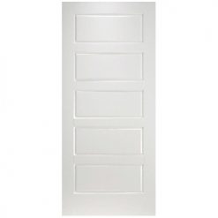 Best Pirce 🔔 Door Riverside - Primed Hardboard - 28 in x 80 in x 1 3/8 in 🧨