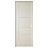 Deals 🔔 Metrie Pre Hung Door - Interior - White Primer Finish - Riverside - 32-in W x 80-in H 😀