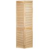 Coupon 🎁 Metrie Bifold Door - Louvre - Natural - Finger-Jointed Pine - 24-in W x 80-in H x 1 1/2-in T 😍