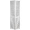 Hot Sale 💯 Metrie Louver Shaker Door - Primed White - Finger-Jointed Pine - 30-in W x 80-in H 👏