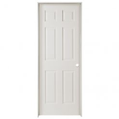 Best reviews of 🎁 Metrie Prehung Interior Door - Traditional 6-Panel Hollow Core - Left-Hand Swing - 30-in W x 80-in H ⌛