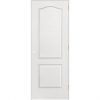 Promo 👍 Metrie Prehung Interior Door - 2-Panel Primed White Arch Top - Hollow Core Hardboard - 30-in W x 80-in H 🔔