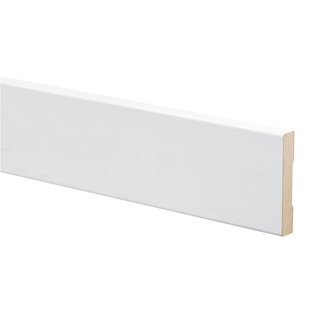 Budget π Casing Metrie 1/2-in x 2 1/2-in primed MDF Contemporary 10-ft, pack of 10 π