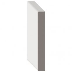 New 🔔 Metrie S4S Primed MDF Moulding - Flat Stock - White - 12-ft L x 2 1/2-in H x 9/16-in T ⭐