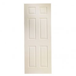 Coupon ✔️ Metrie Interior Door 6 Raised Panels Hollow Core Classic Style Hardboard - Primer Finish 🛒
