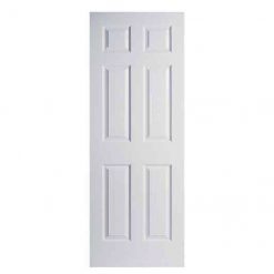 Wholesale ❤️ Masonite 6-Panel Classic Interior Door - Hollow Core - 26-in W x 80-in L - Primed Hardboard 🛒