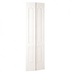 New 🔔 Metrie Interior Bifold Door - 4-Panel - Hardboard - Primed - 30-in W x 80-in H x 1-3/8 in T 🛒