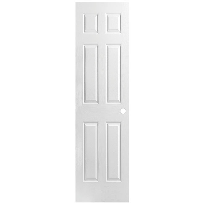 Top 10 π Metrie Classic Pre-Machined 6-Panel Interior Door - 18-in W x 80-in H x 1 3/8-in T - Hardboard - Primed - White π