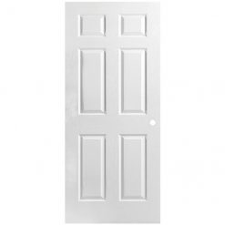 Flash Sale 👏 Metrie 6-Panel Interior Door Hollow Core Primed Hardboard 👏