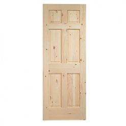 Cheap 🔔 Metrie Interior Door - Knotty Pine - Hollow Core - Wood Finish ⭐